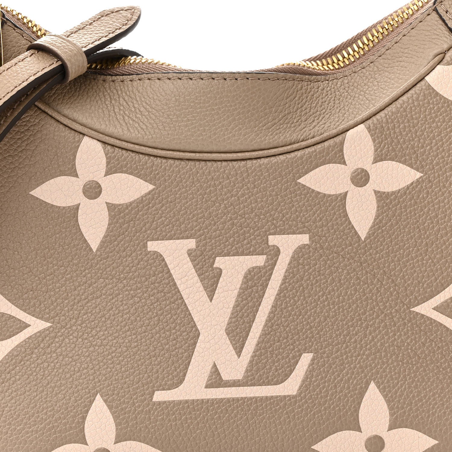 Louis Vuitton Empreinte Monogram Giant Bagatelle NM Tourterelle Creme