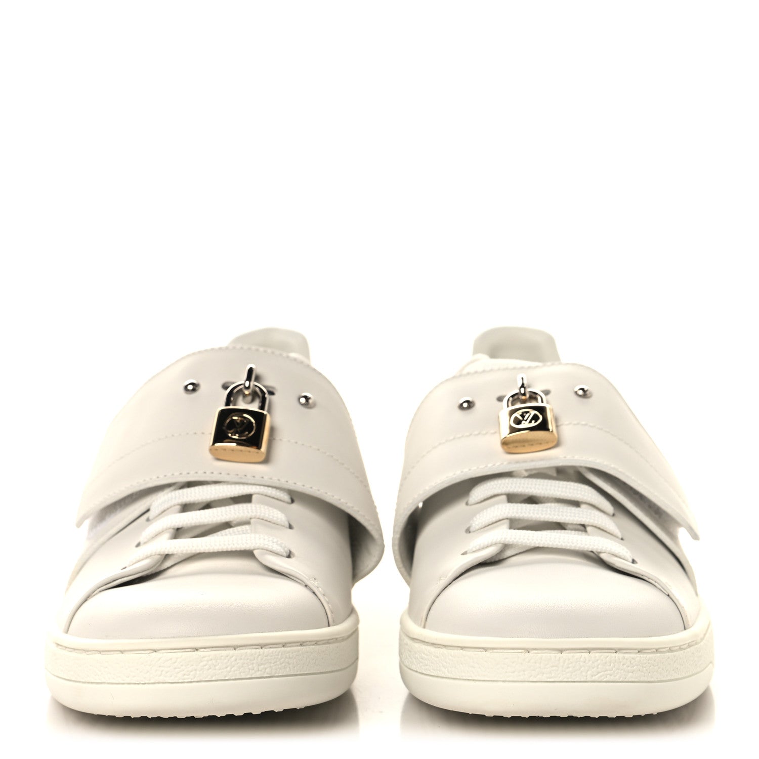 Louis Vuitton Calfskin Front Row Sneaker 36.5 White
