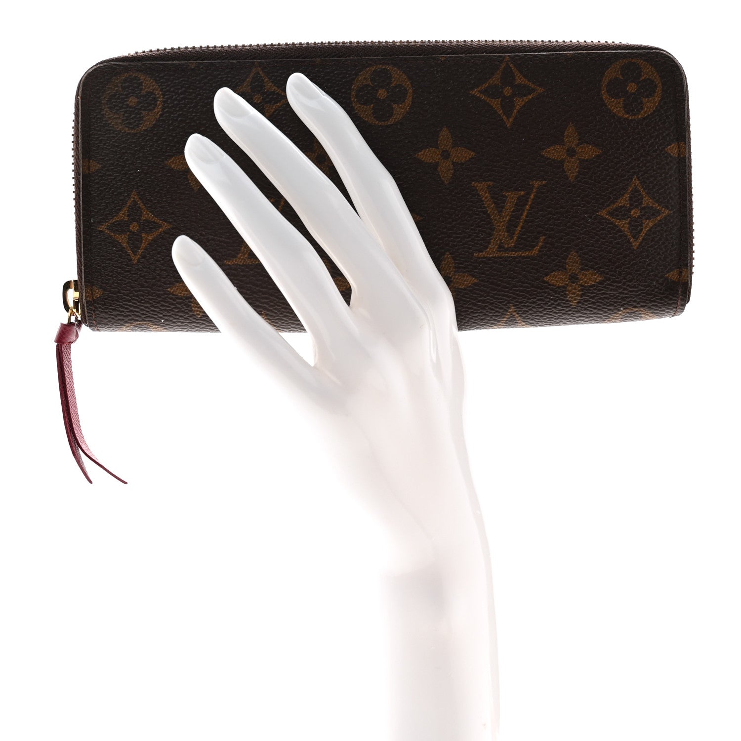 Louis Vuitton Monogram Clemence Wallet Fuchsia