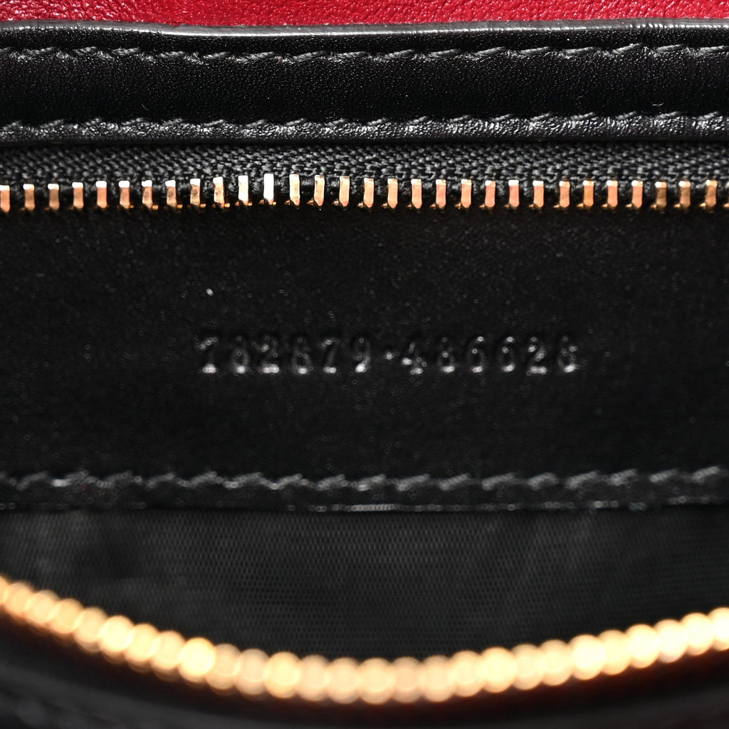 Gucci Ancora Calfskin Medium Jackie Shoulder Bag Black