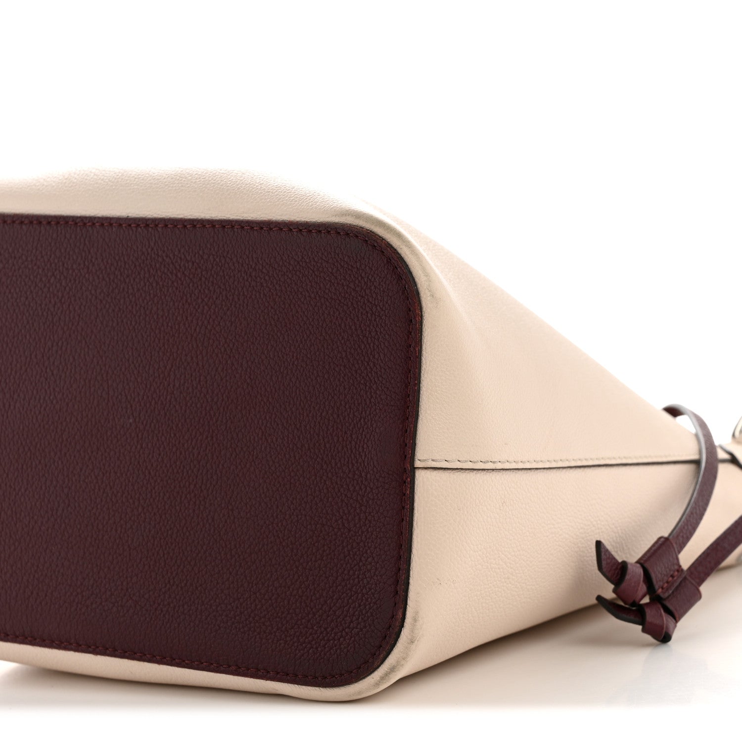 Louis Vuitton Calfskin Lockme Bucket Soie Quartz Calla