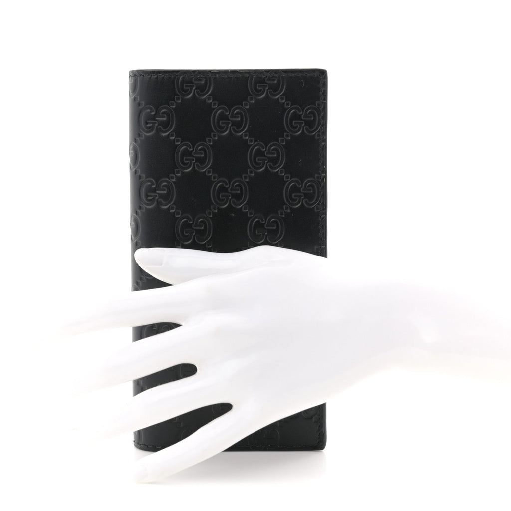 Gucci Guccissima Long Wallet Black