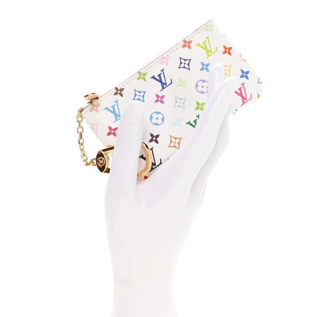 Louis Vuitton LV X TM Monogram Multicolor Key Pouch White
