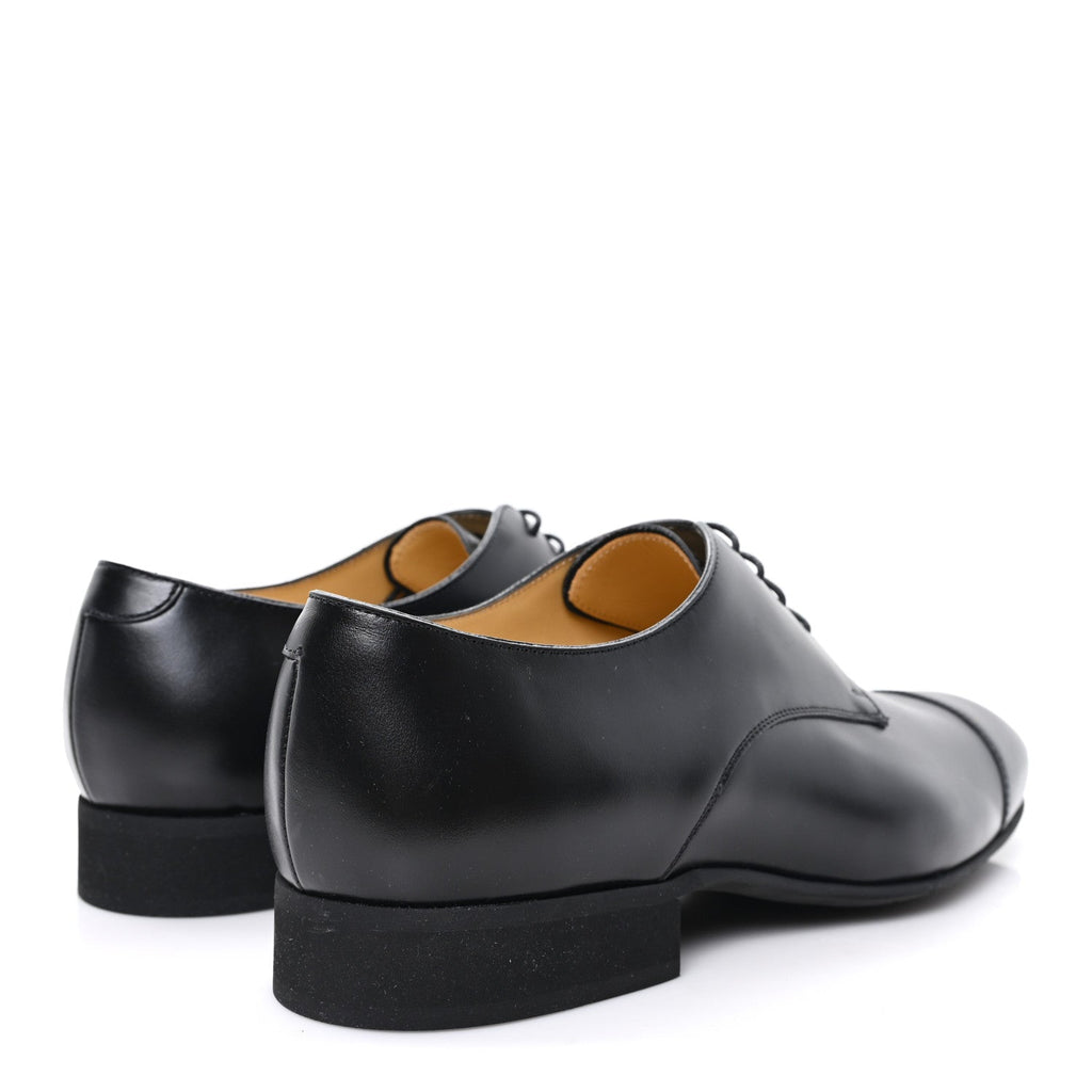 Chanel Smooth Calfskin Mens Loafers 43 Black