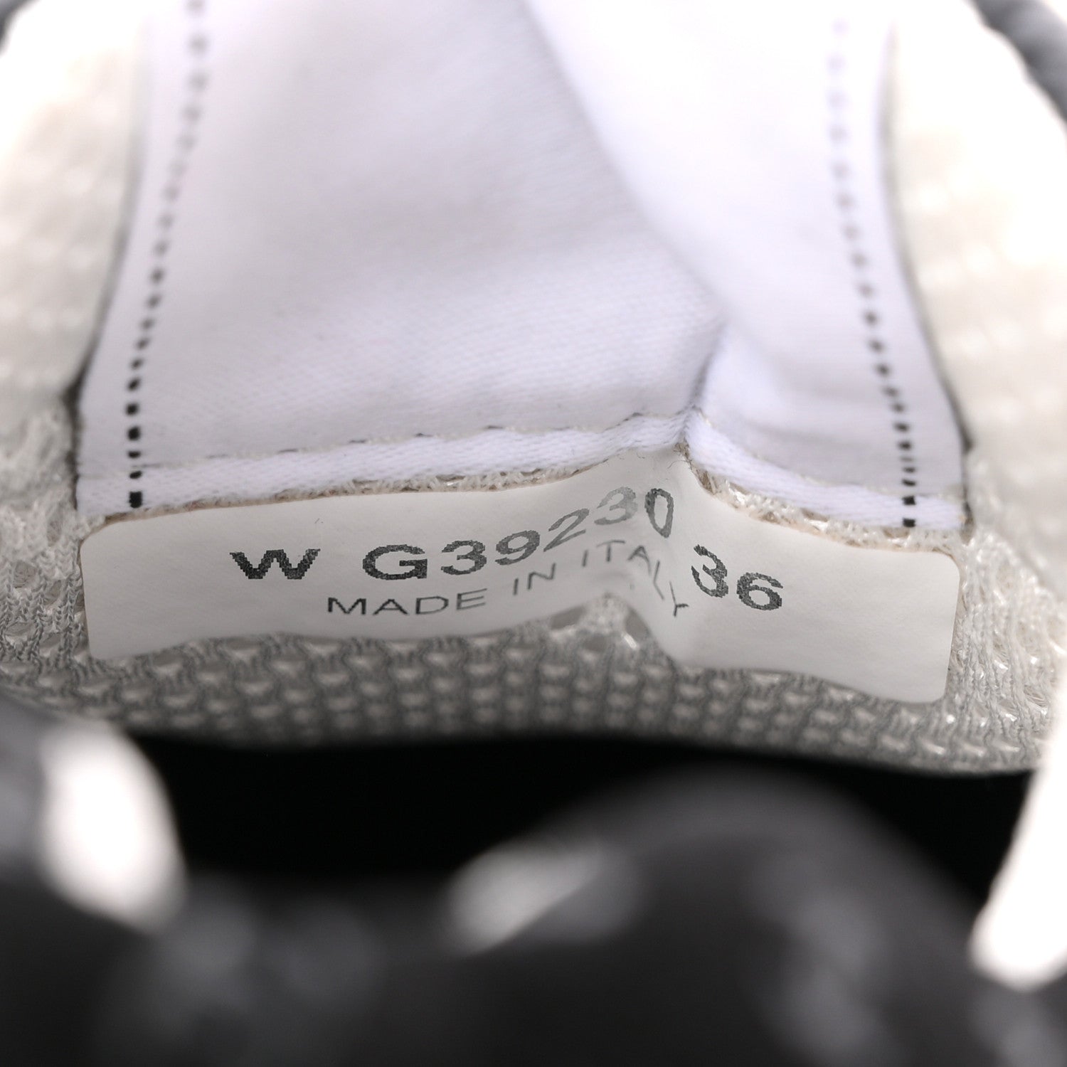 Nylon Suede Calfskin Printed CC Sneakers 36 White Black