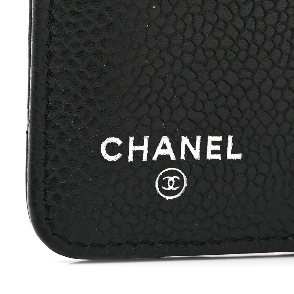 Chanel Caviar Quilted Agenda Cover Black