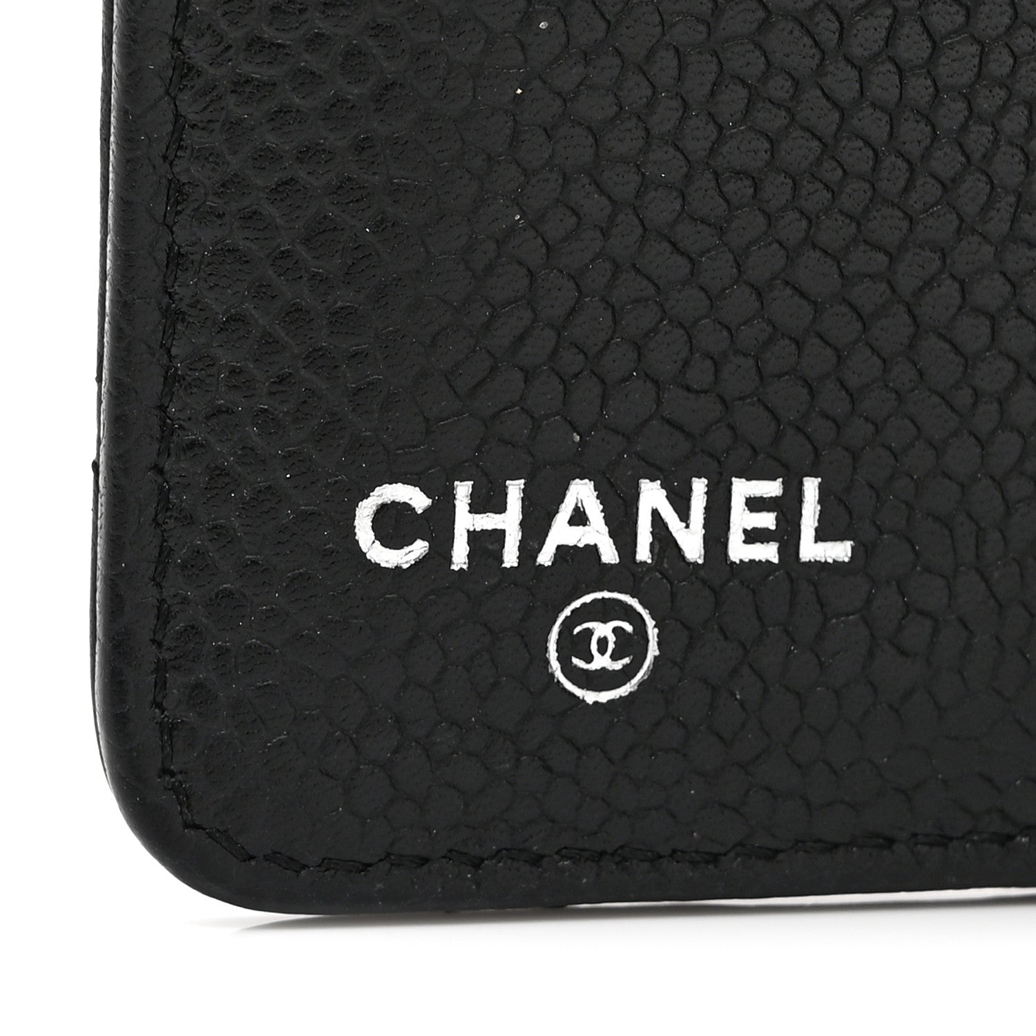 Chanel Caviar Quilted Agenda Cover Black