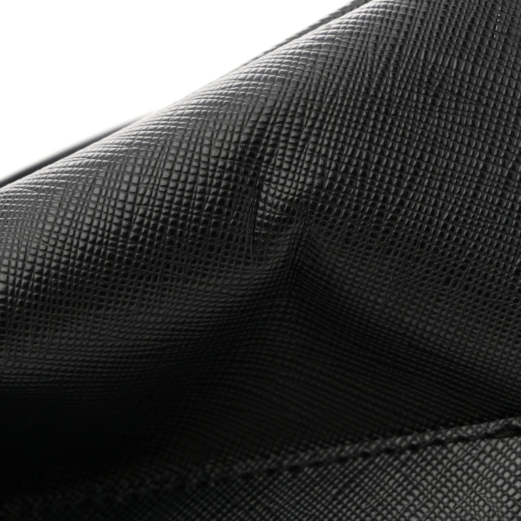 Prada Saffiano Medium Galleria Double Zip Tote Black