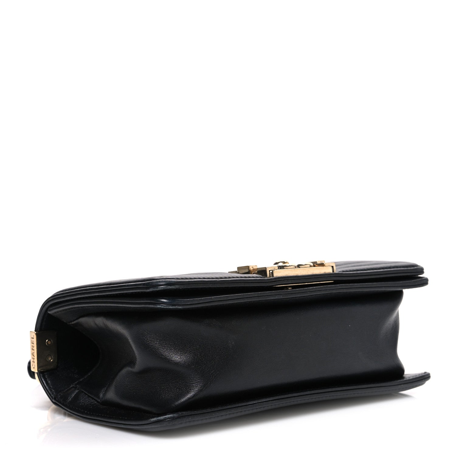 Chanel Calfskin Braided Small Boy Flap Black