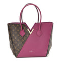 Louis Vuitton Calfskin Monogram Kimono Tote Grape