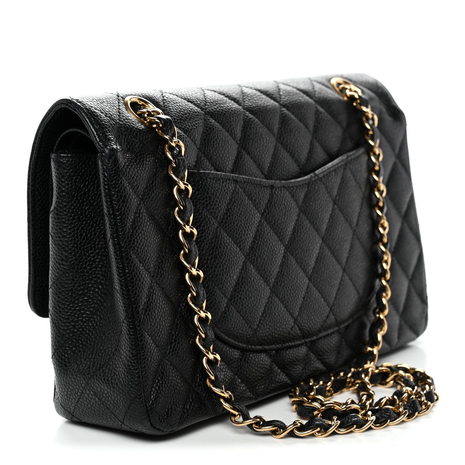 Chanel Caviar Quilted Medium Double Flap Black
