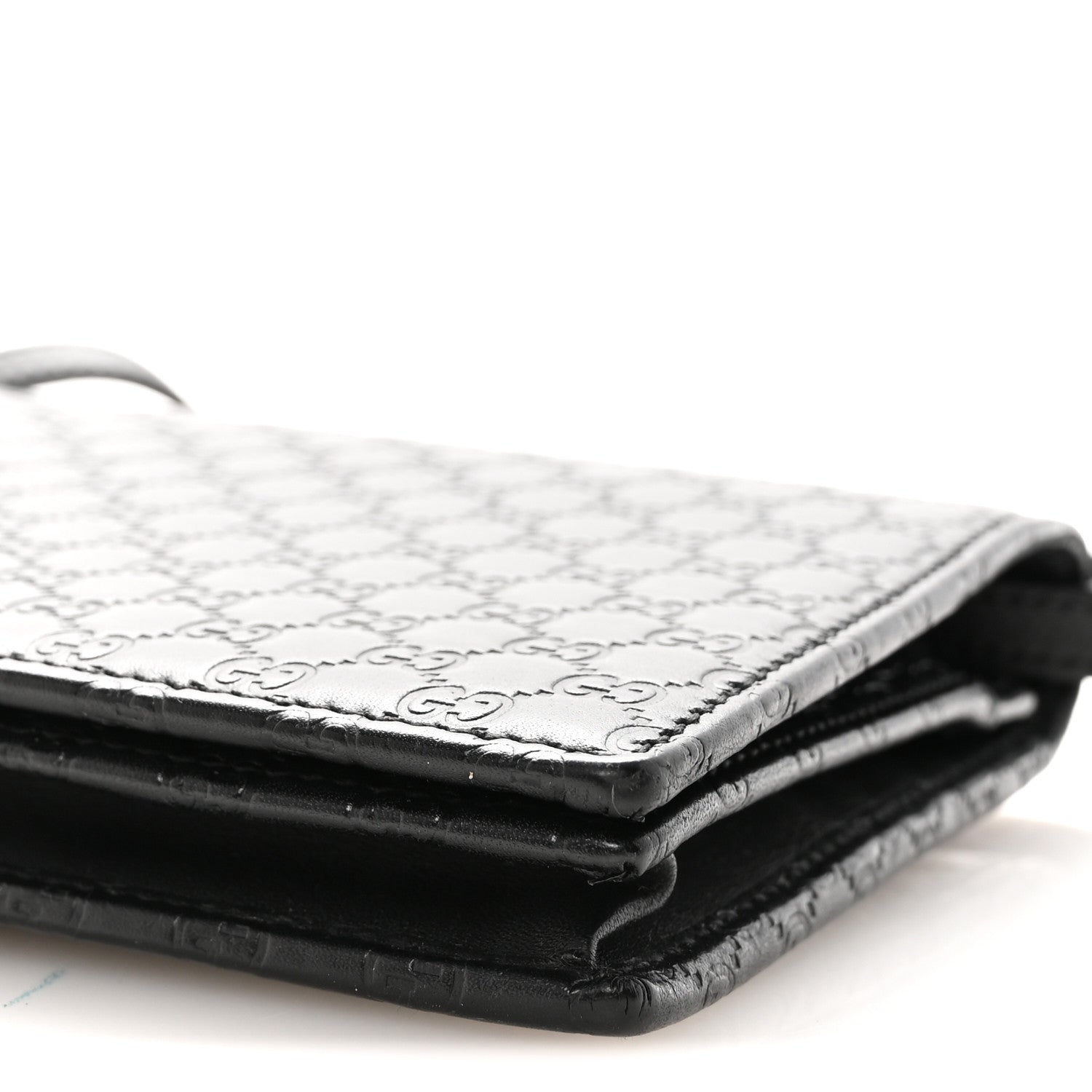 Gucci Microguccissima Crossbody Wallet Black