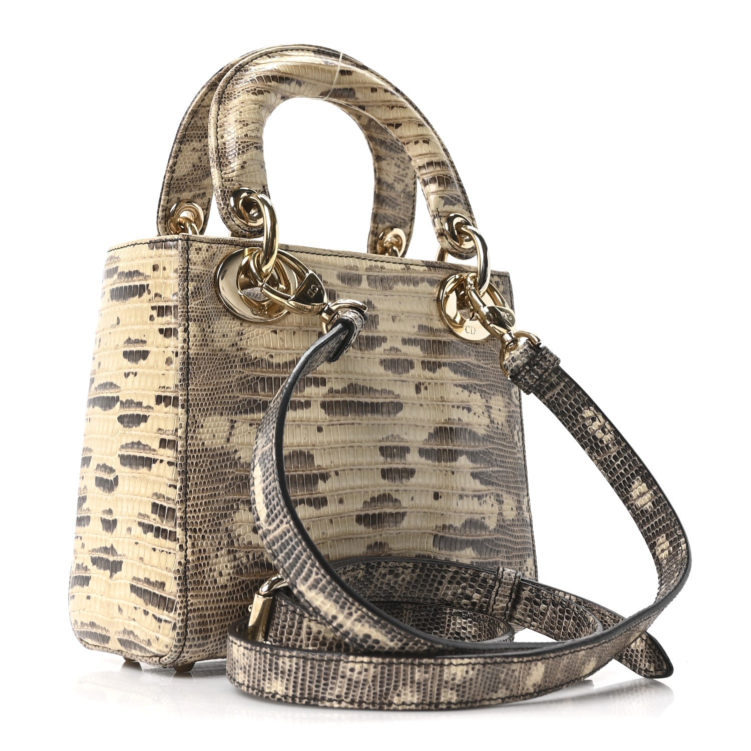 Christian Dior Lizard Ombre Mini Lady Dior
