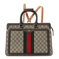 Gucci GG Supreme Monogram Web Ophidia Convertible Backpack Beige New Acero