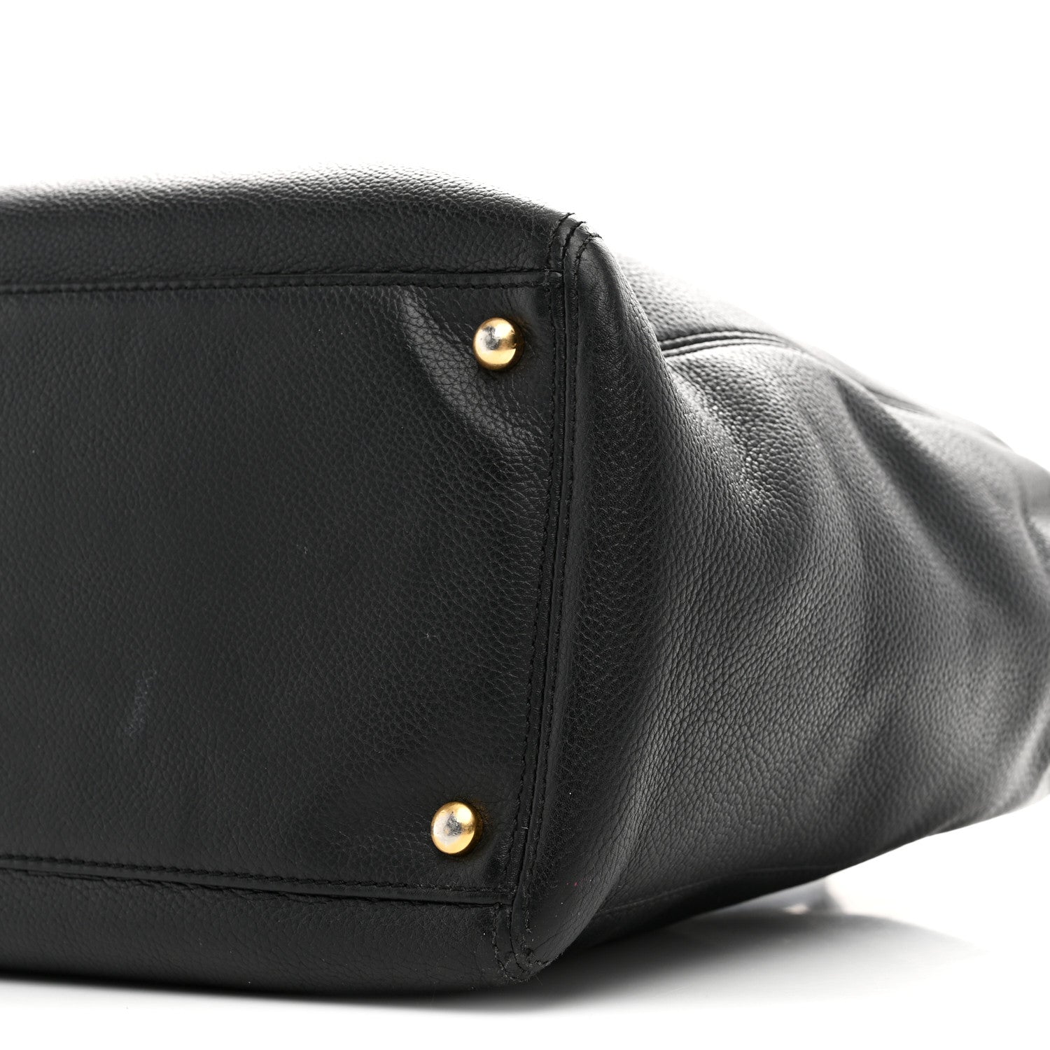 Chanel Calfskin Cerf Executive Shopper Tote Black
