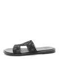 Louis Vuitton Monogram Denim Mens LV Oasis Mules 8.5 Black