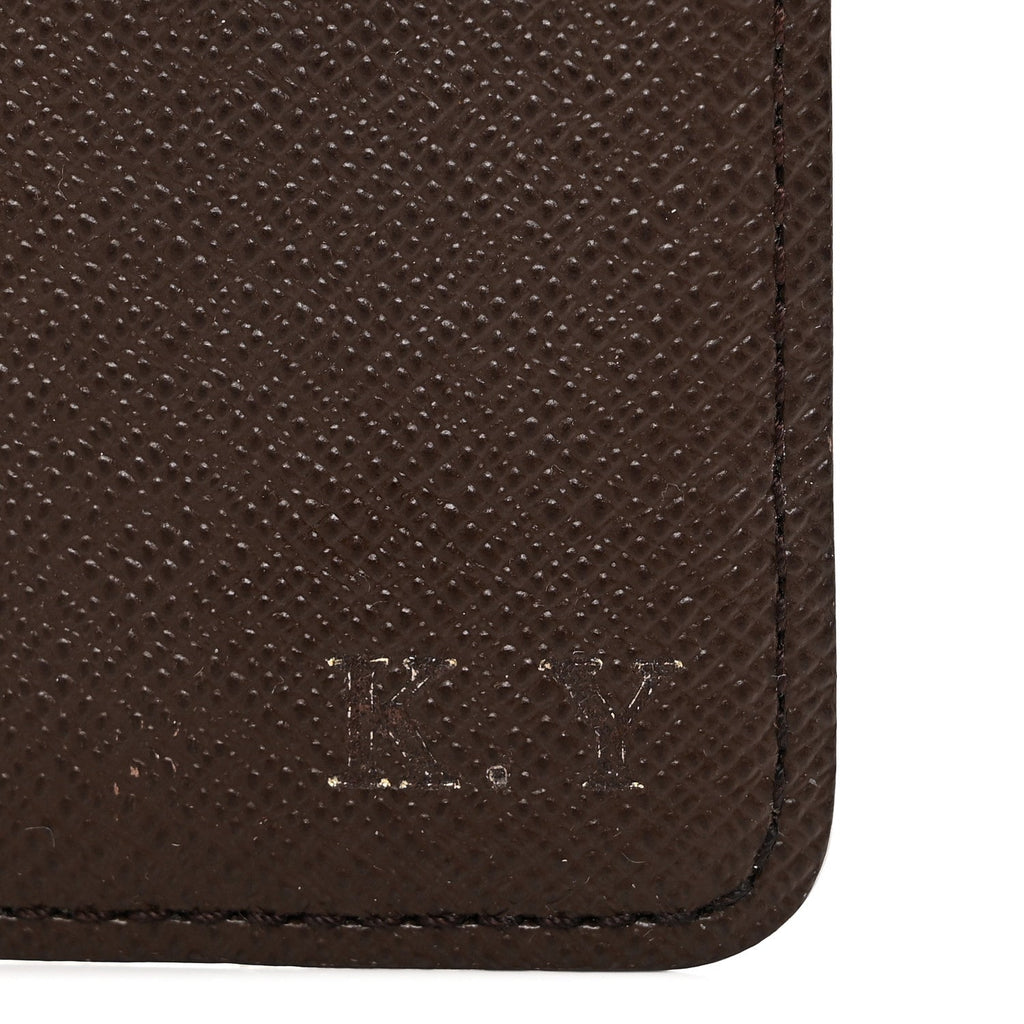 Louis Vuitton Damier Ebene Medium Ring Agenda Cover