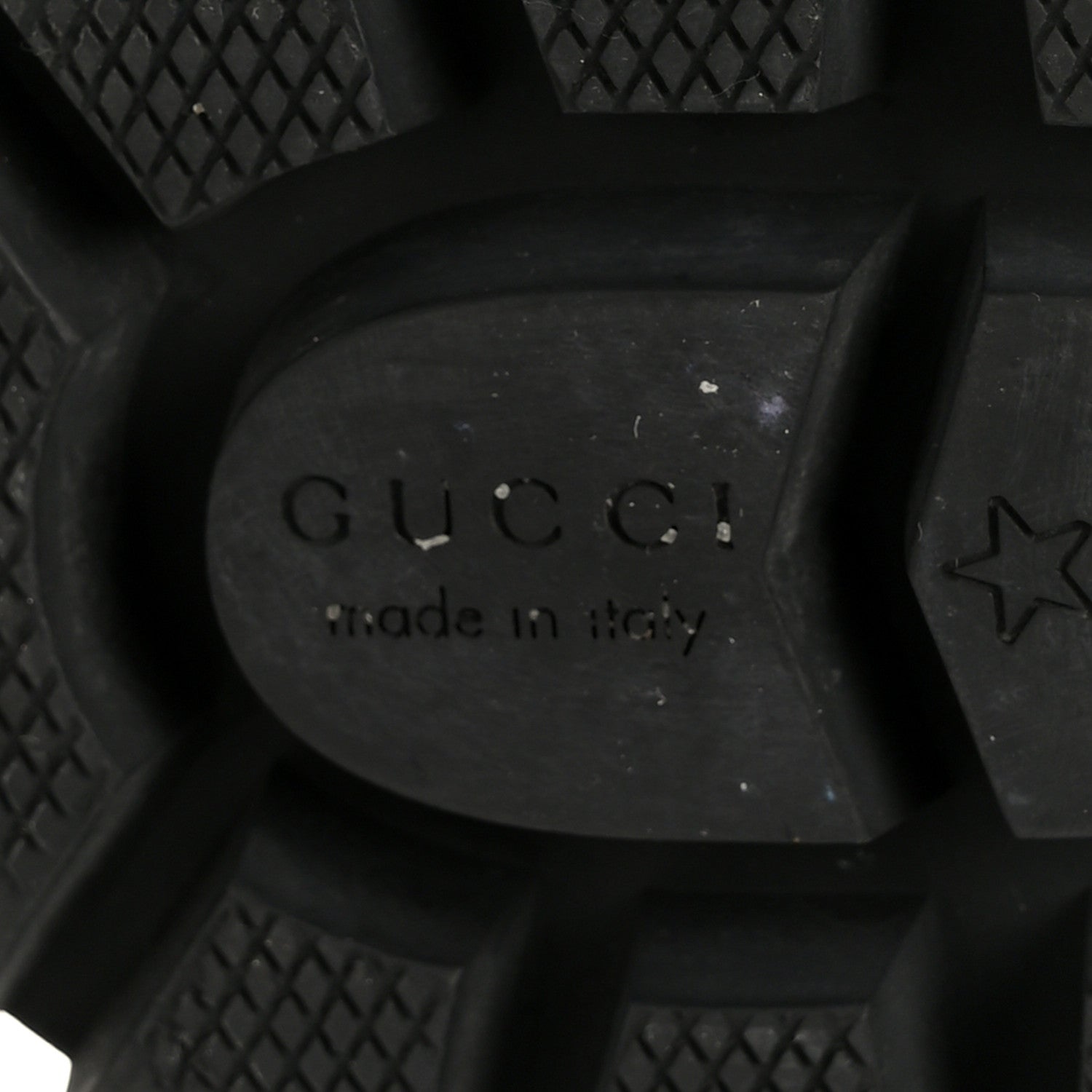 Gucci Tweed GG Monogram Lace Up Combat Ankle Boots 38 Black