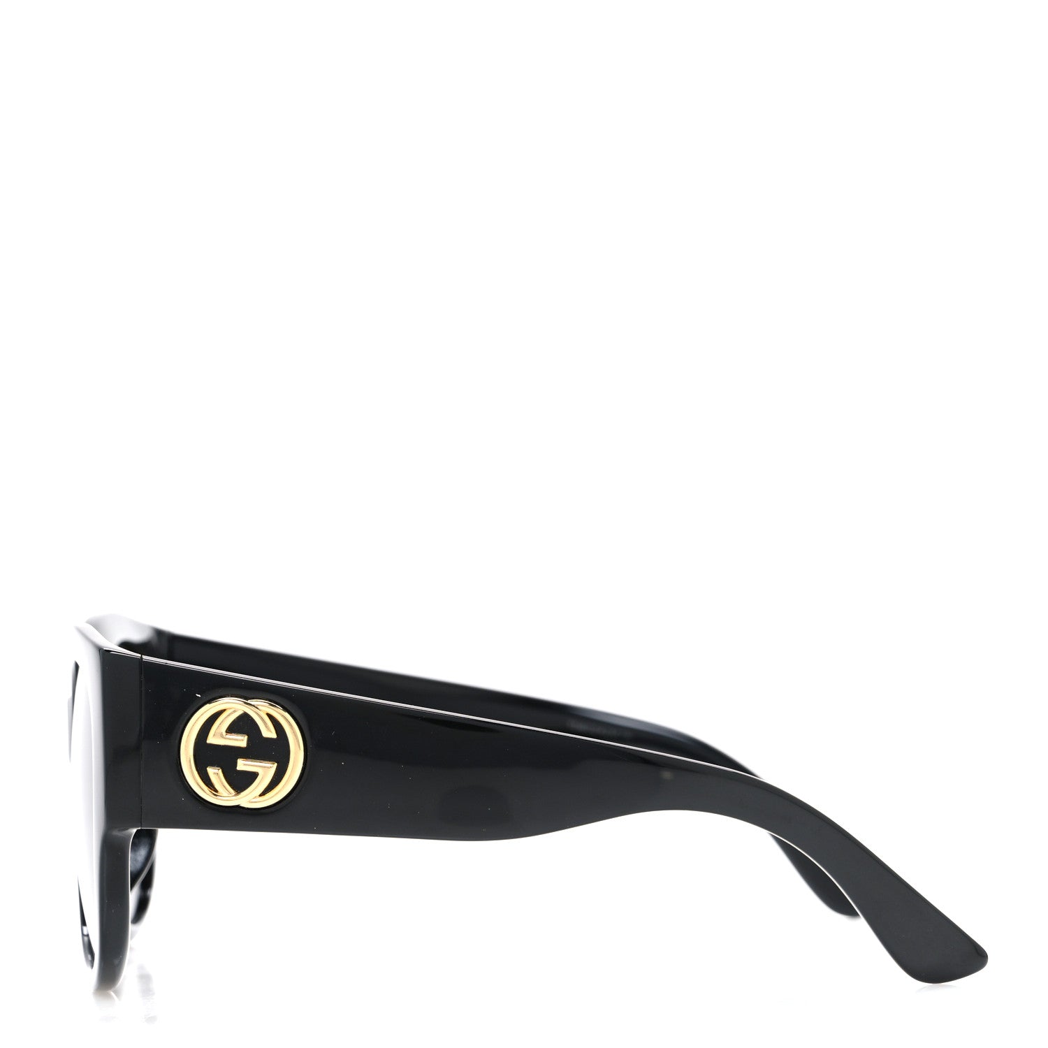 Gucci Acetate Square Frame Sunglasses GG0142SA Black
