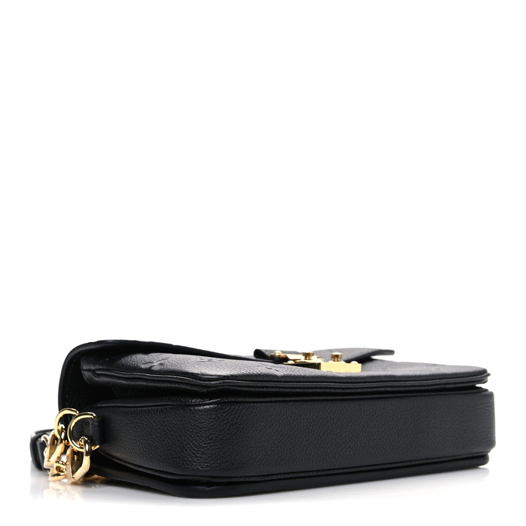 Louis Vuitton Empreinte Pochette Metis East West Black