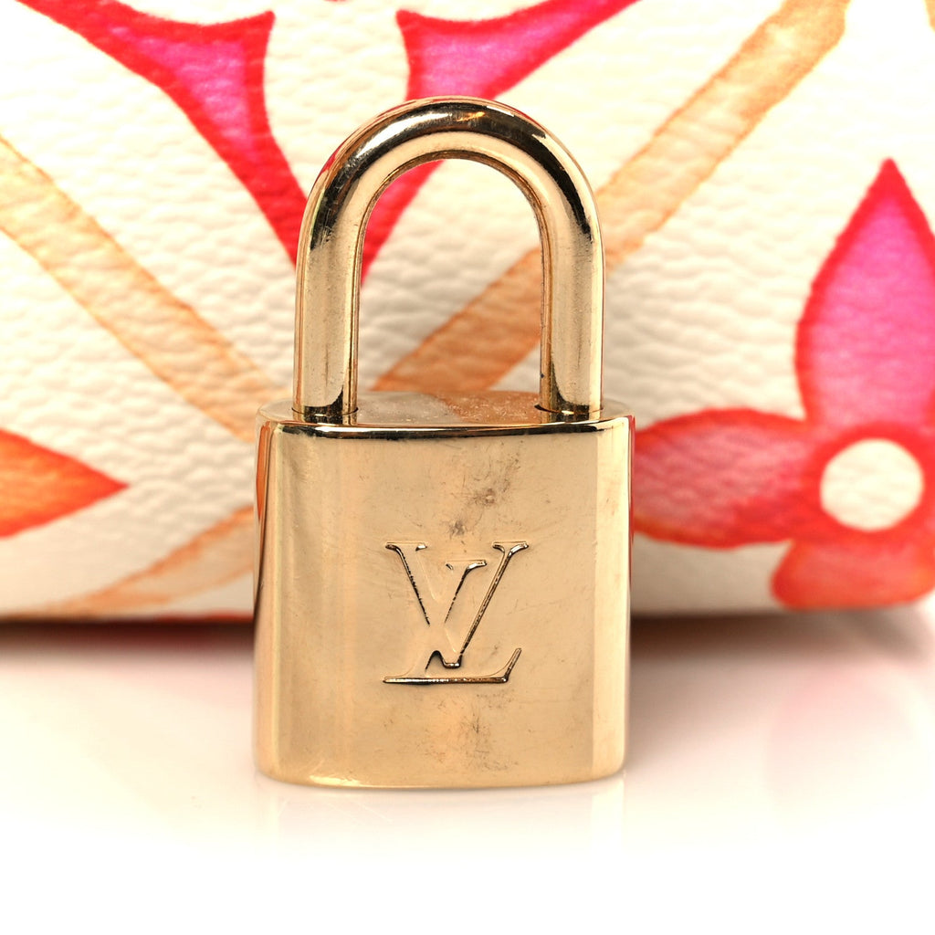 Louis Vuitton Monogram Tiles By The Pool  Speedy 20 Coral