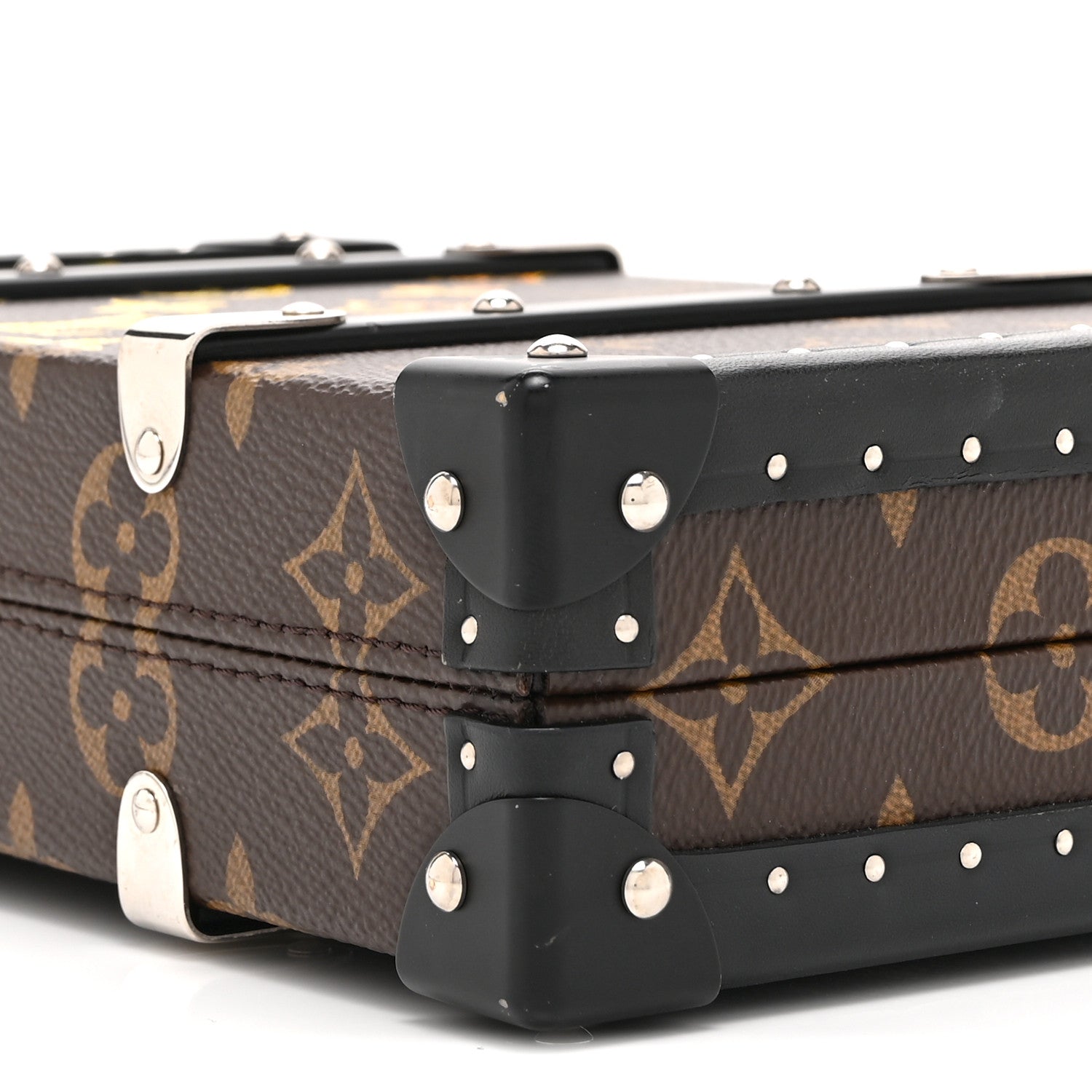Louis Vuitton Monogram Wallet Trunk Black Multicolor