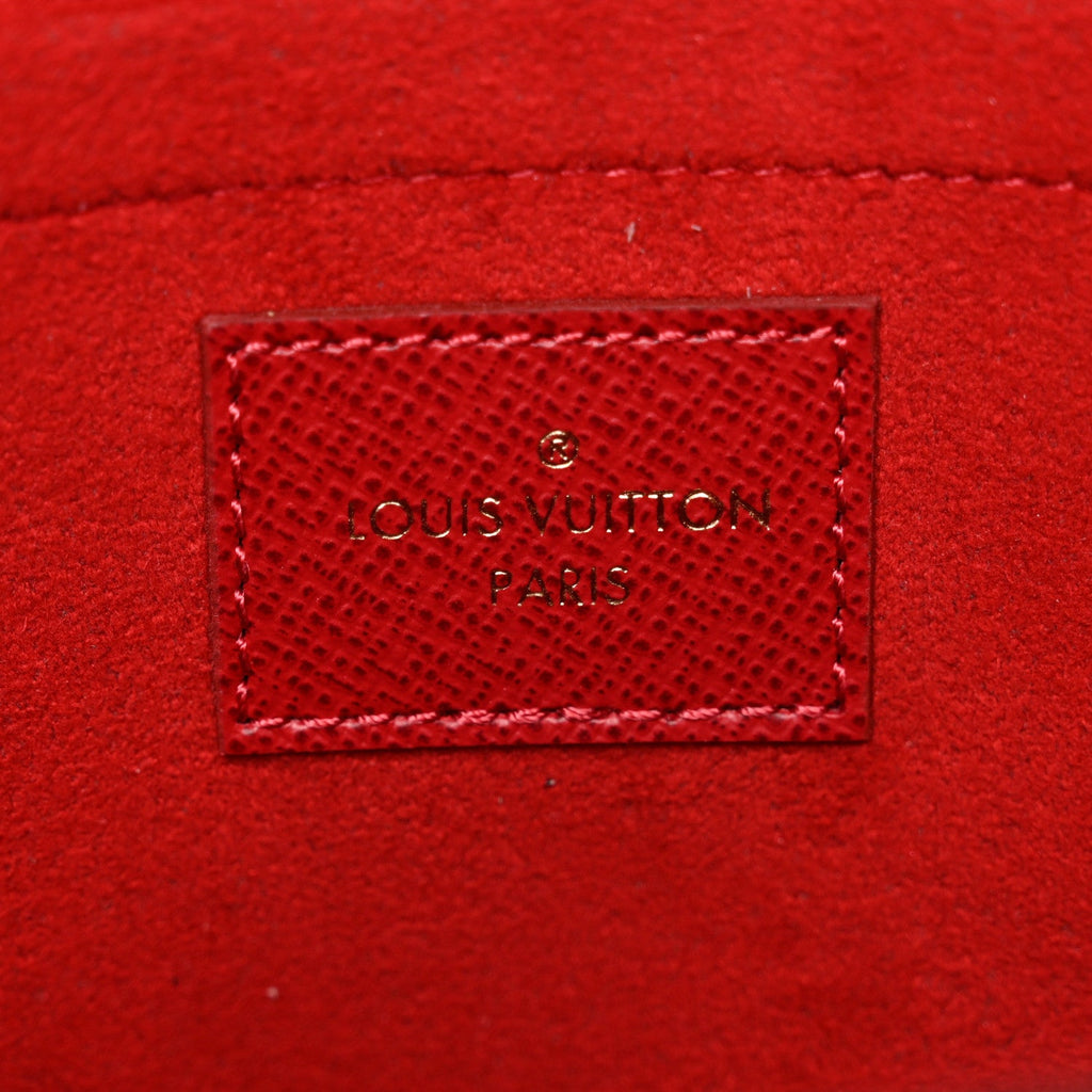 Louis Vuitton Damier Ebene Pochette Felicie Chain Wallet