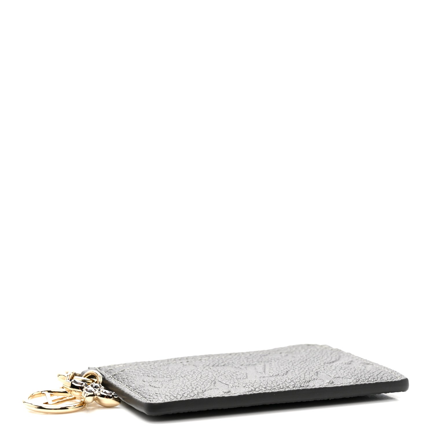 Louis Vuitton Empreinte Monogram LV Charms Card Holder Gunmetal