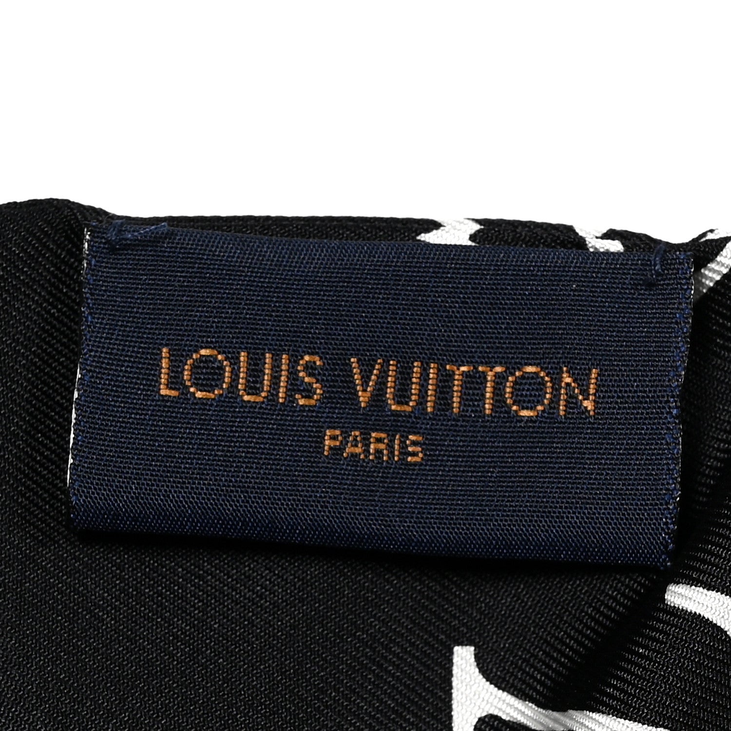 Louis Vuitton Silk Monogram Confidential Bandeau Black