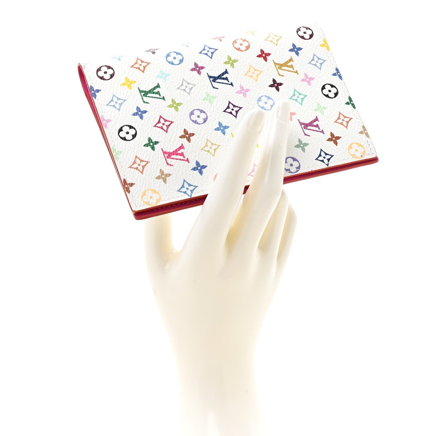 Louis Vuitton LV X TM Monogram Multicolor Passport Cover White