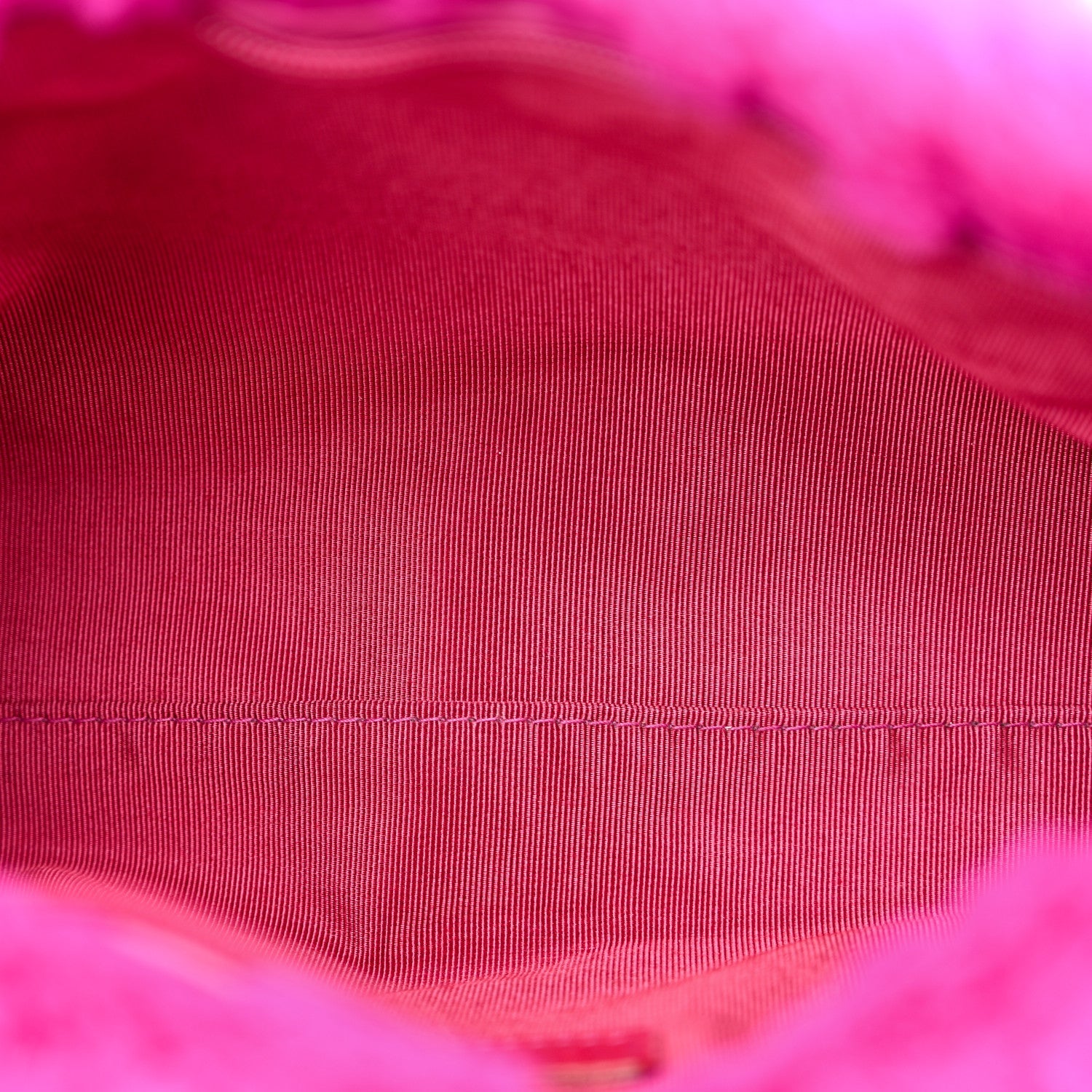 Chanel Rabbit Fur Shoulder Bag Fuchsia
