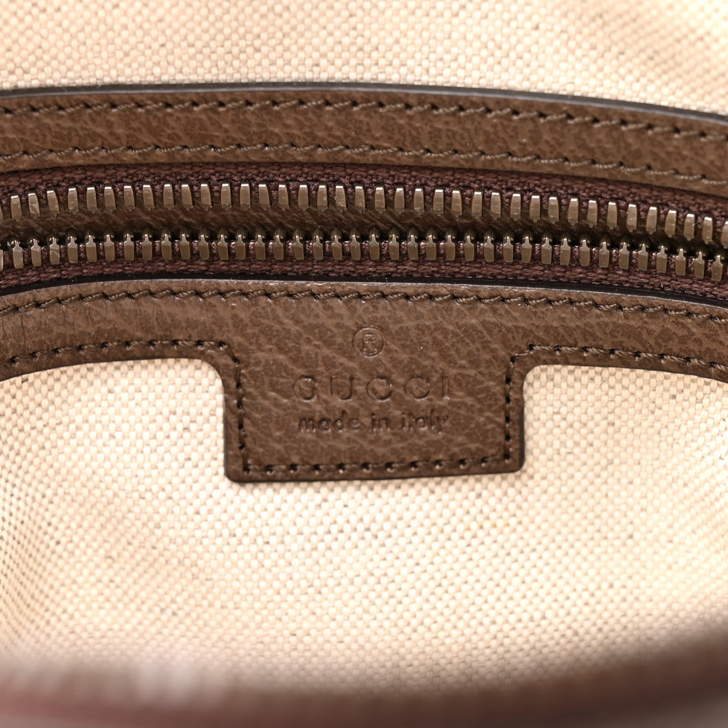 Gucci GG Supreme Monogram Web Small Ophidia Messenger Bag Brown