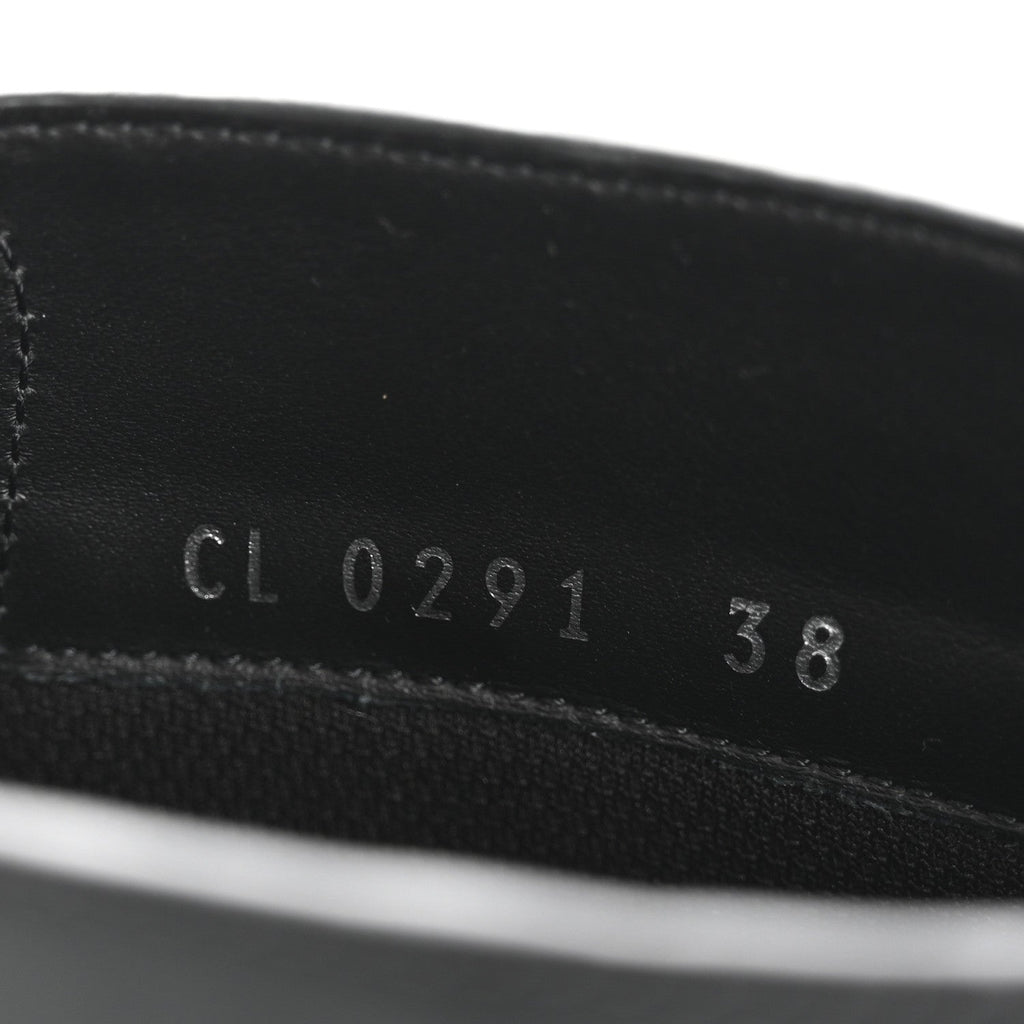 Louis Vuitton Calfskin Polar Flat Ankle Boots 38 Black