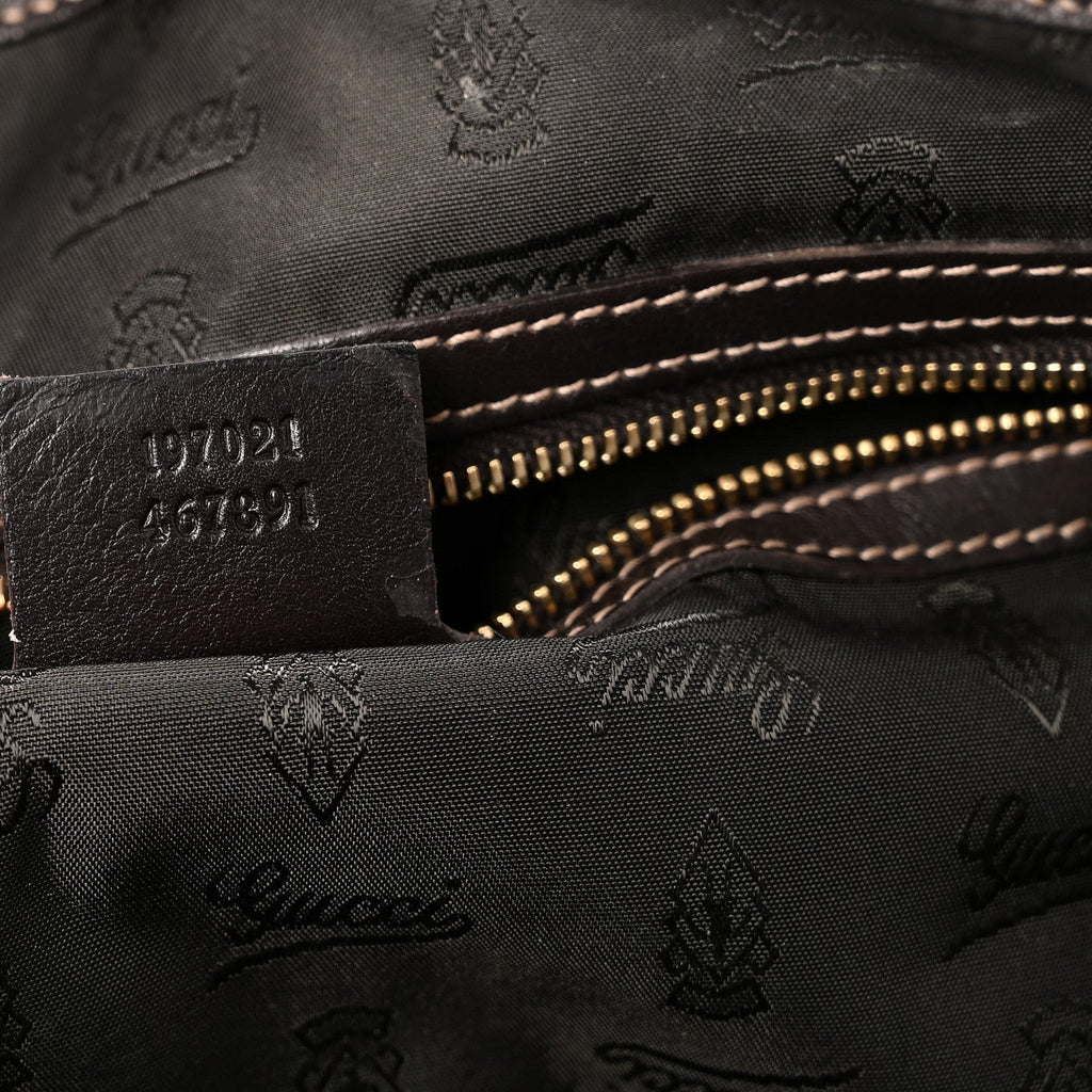 Gucci Crystal Monogram Medium Hysteria Top Handle Bag