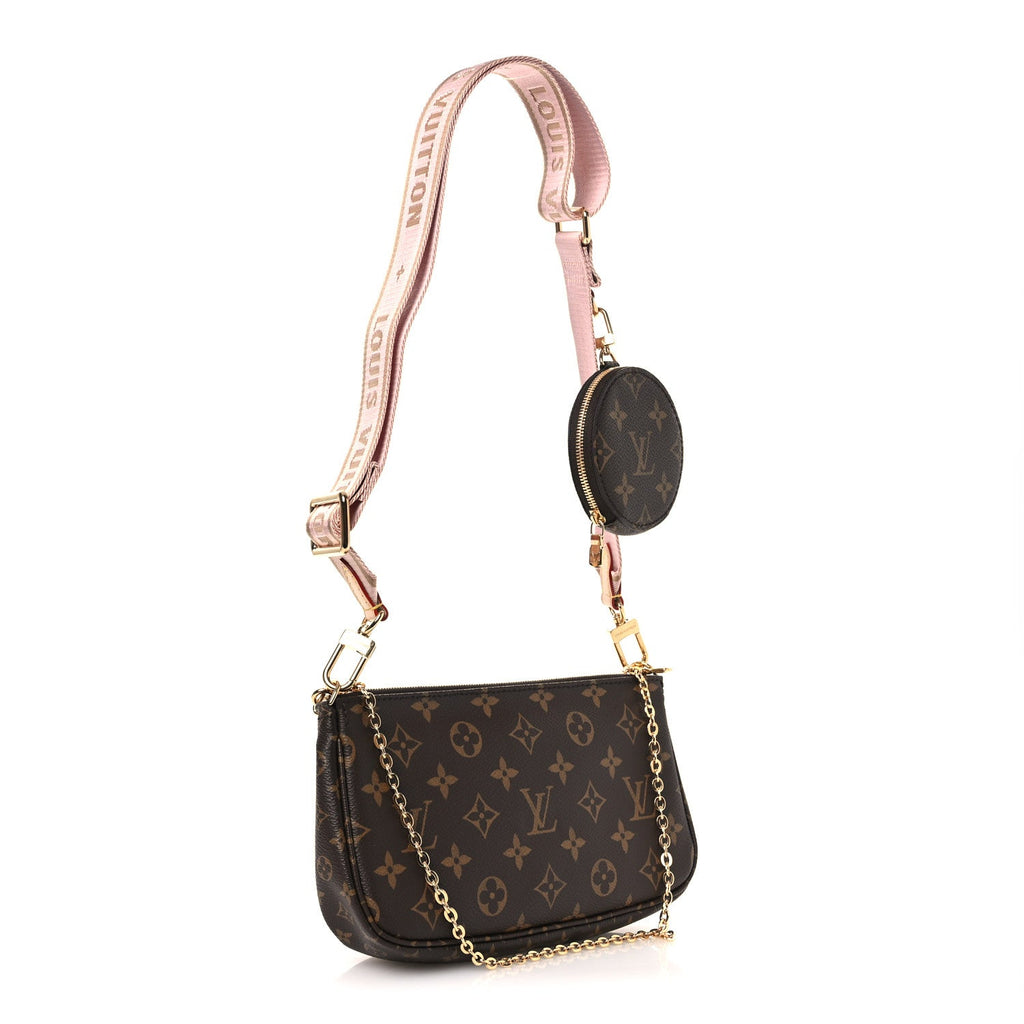 Louis Vuitton Monogram Multi Pochette Accessories Rose Clair
