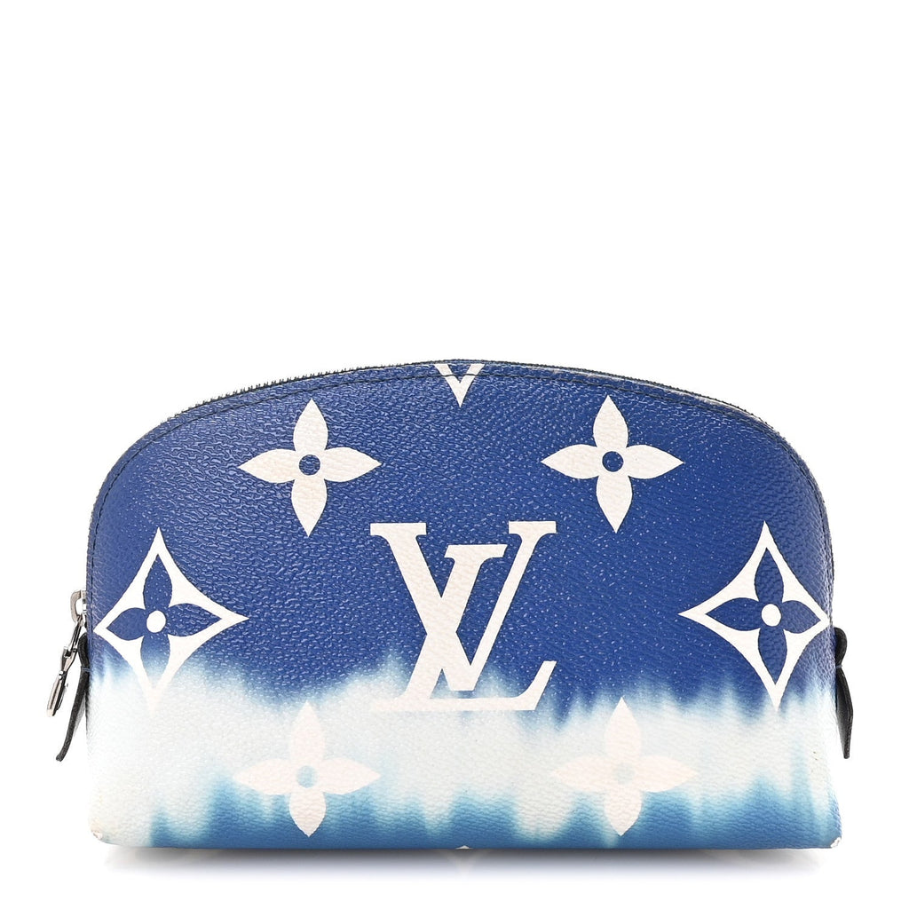 Louis Vuitton Monogram Giant Escale Cosmetic Pouch Blue