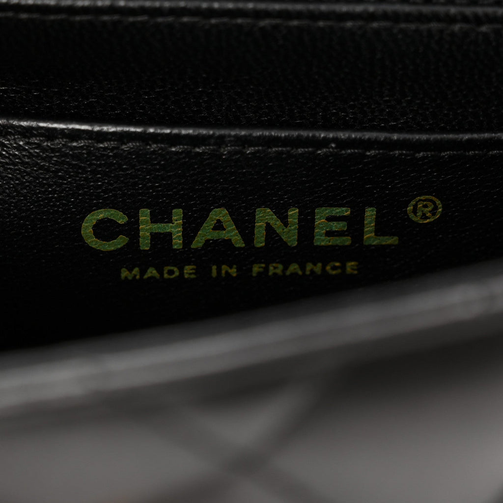 Chanel Lambskin Quilted Mini Square Flap Black