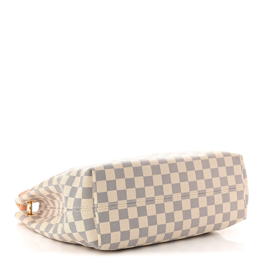 Louis Vuitton Damier Azur Graceful PM Rose Ballerine
