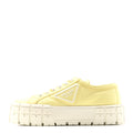 Prada Re-Nylon Gabardine Triangle Logo Double Wheel 50mm Sneakers 38 Narciso