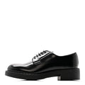 Prada Spazzolato Calzature Donna 50mm Derby Loafers 39 Black
