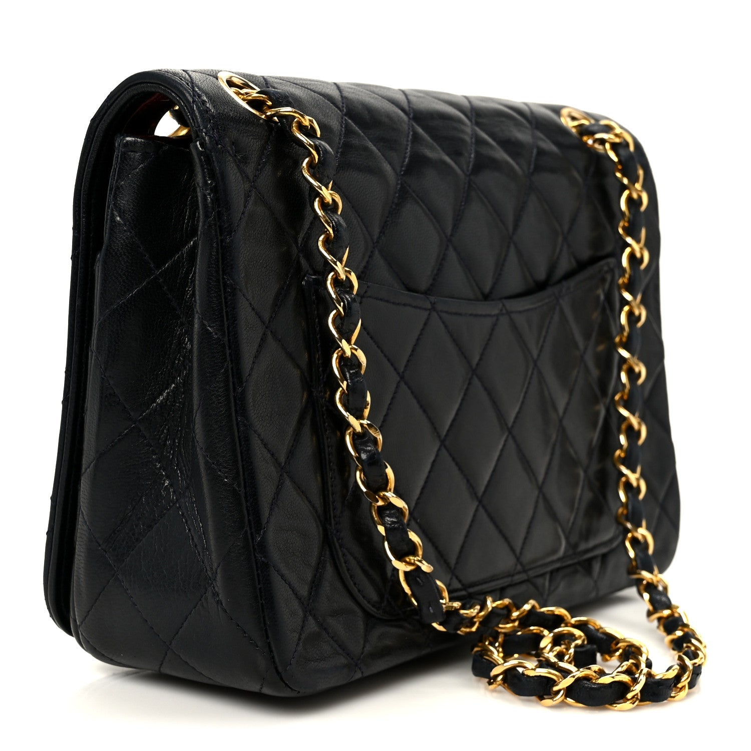 Chanel Lambskin Quilted Full Flap Black