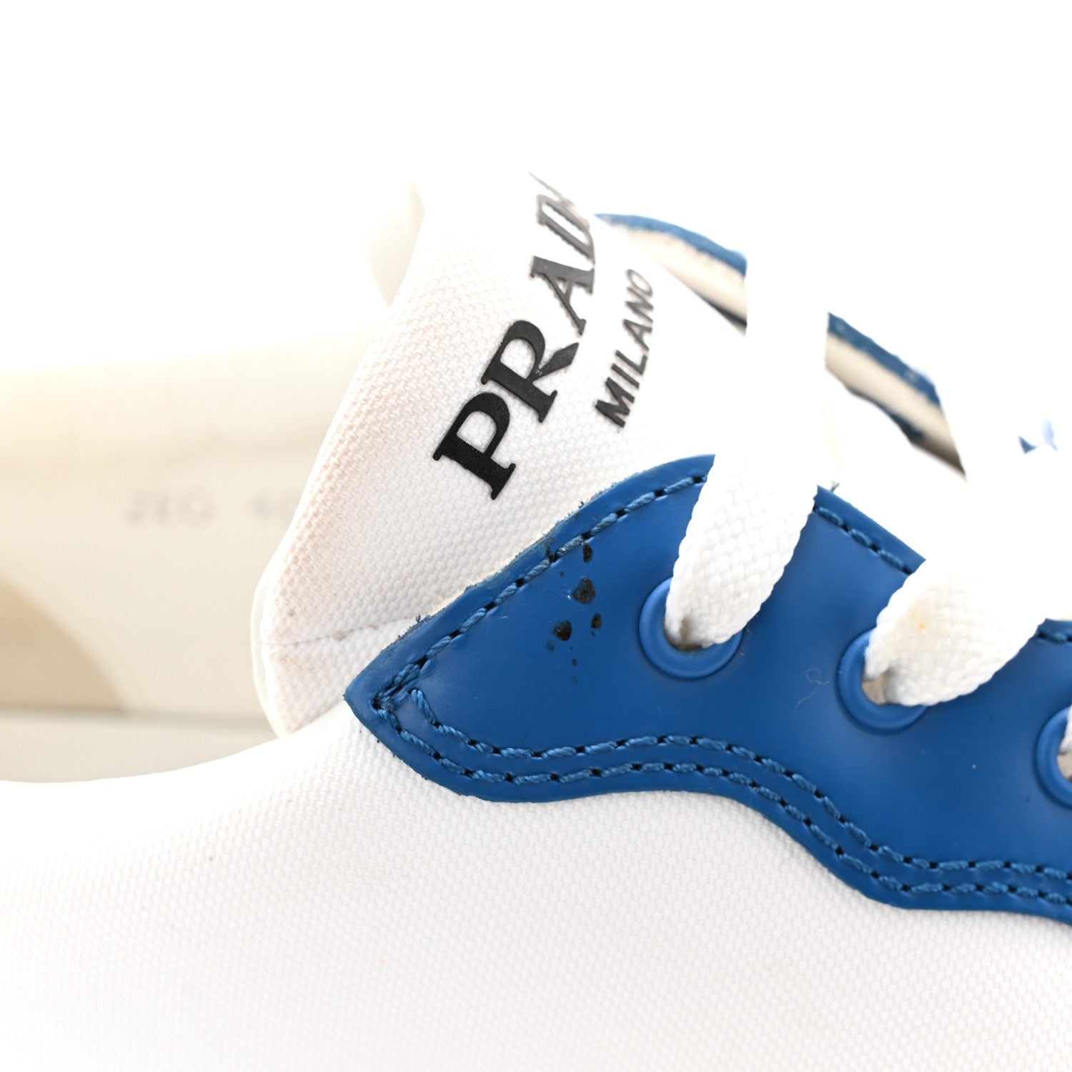 Prada Vitello Sport Spazzolato Rois Triangle Logo Downtown Low Top 30mm Sneakers 9.5