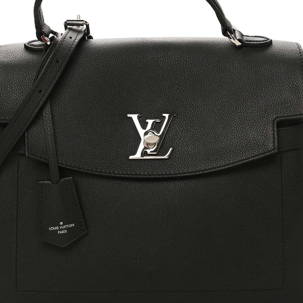 Louis Vuitton Soft Calfskin Lockme Ever MM Black
