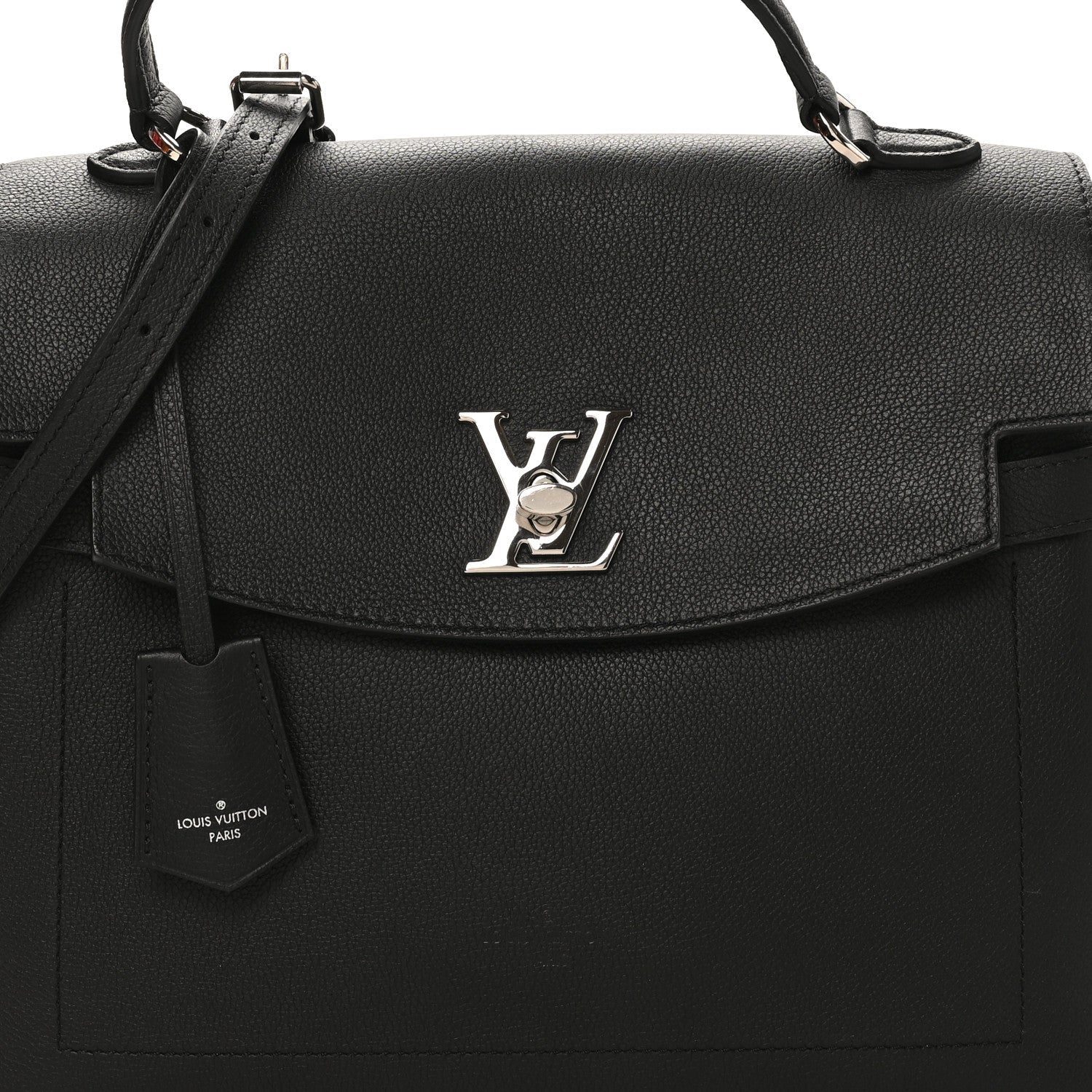 Louis Vuitton Soft Calfskin Lockme Ever MM Black
