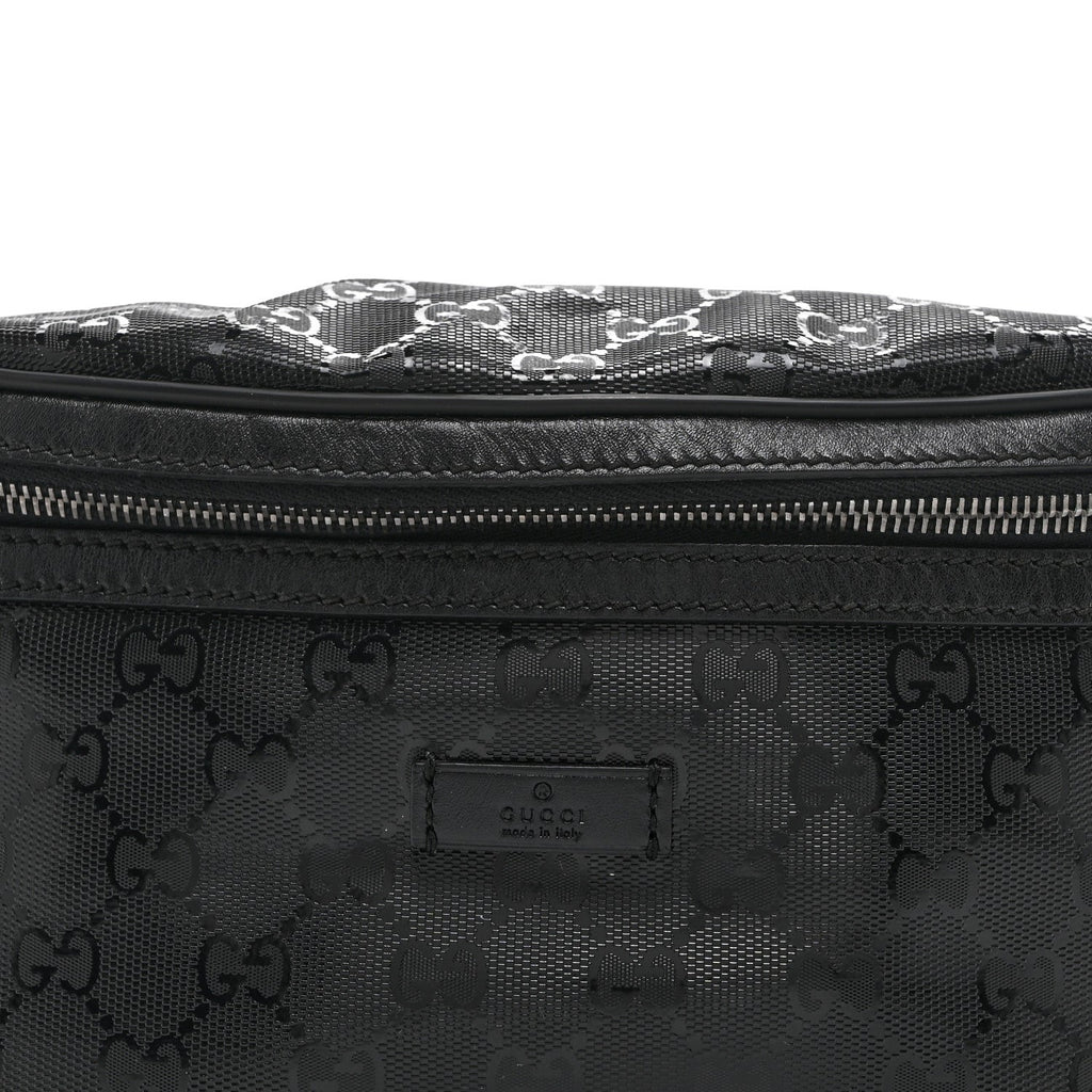 Gucci Imprime Monogram Belt Bag Black
