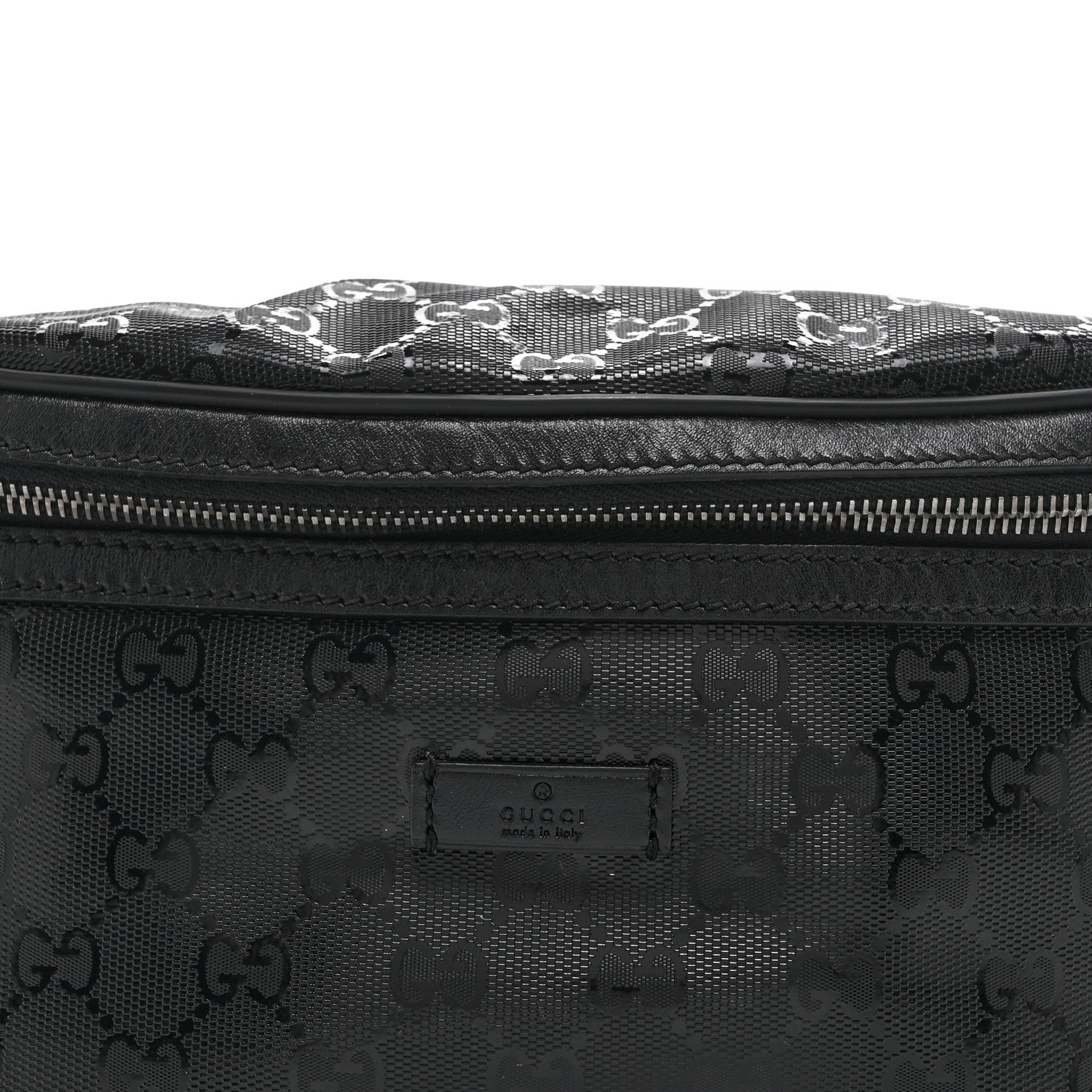 Gucci Imprime Monogram Belt Bag Black