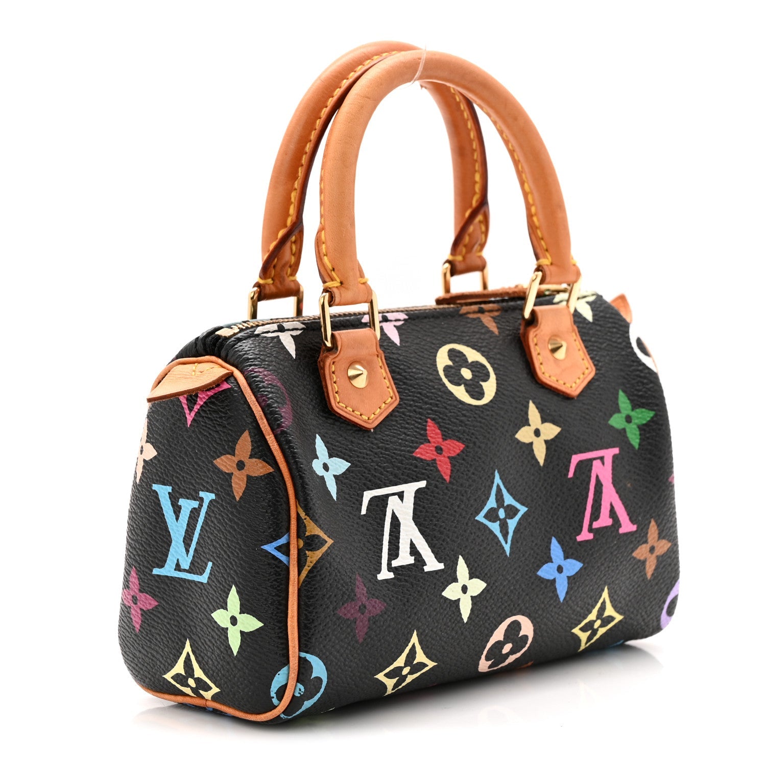 Louis Vuitton Monogram Multicolor Mini Sac HL Speedy Black