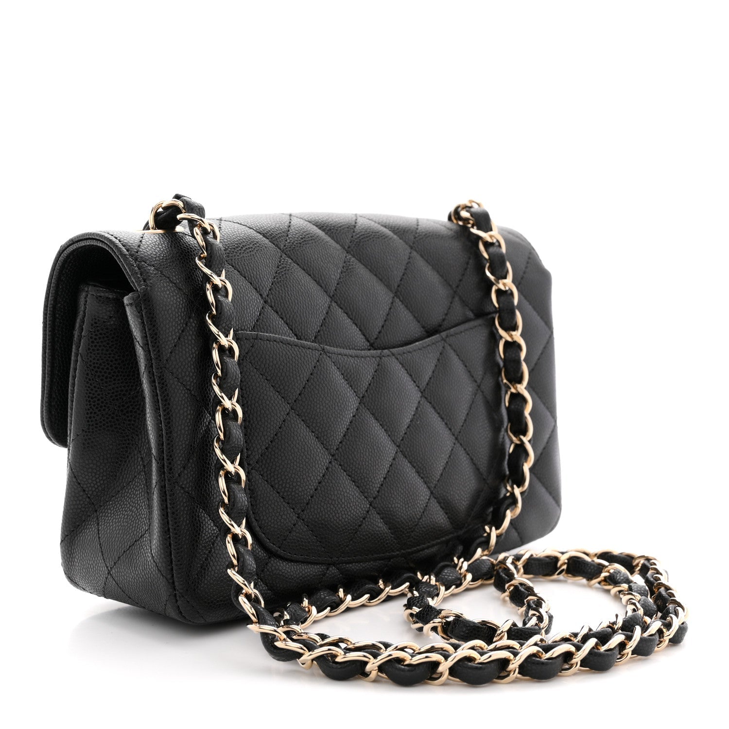 Chanel Caviar Quilted Mini Rectangular Flap Black