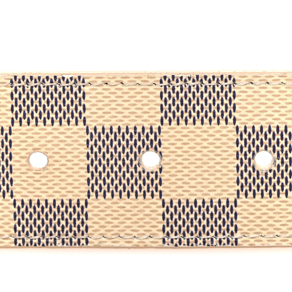 Louis Vuitton Damier Azur LV Initiales 85 34 Belt