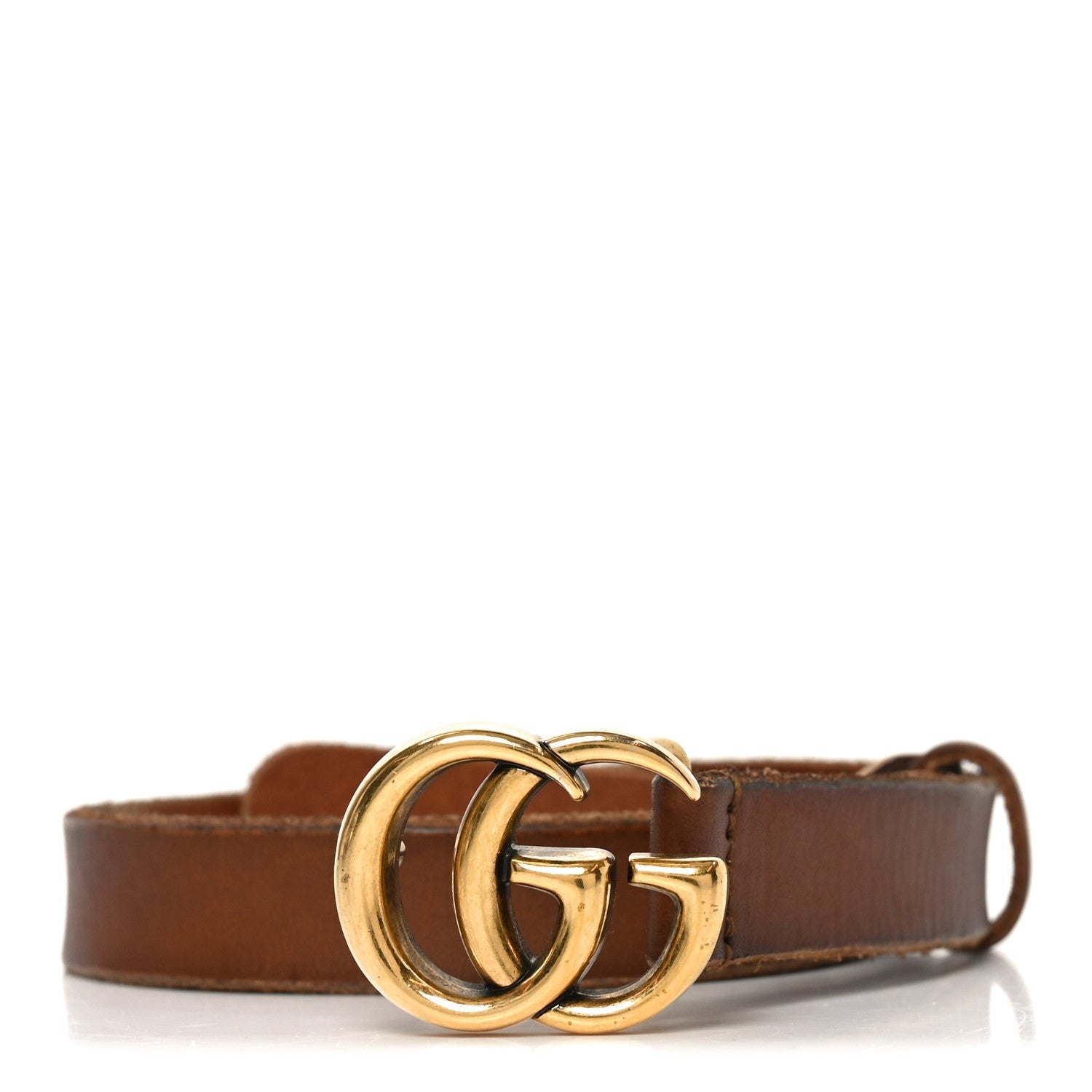 Gucci Calfskin Double G 20mm Belt 70 28 Cuir